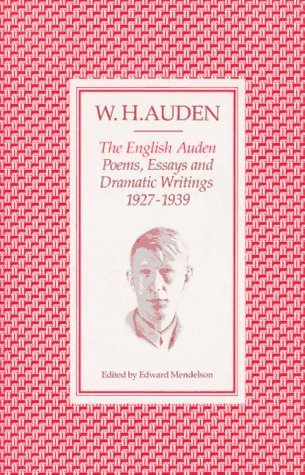 The English Auden book cover