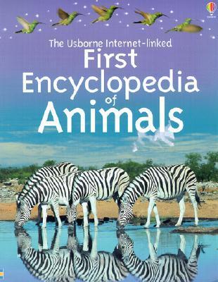 The Usborne First Encyclopedia of Animals book cover