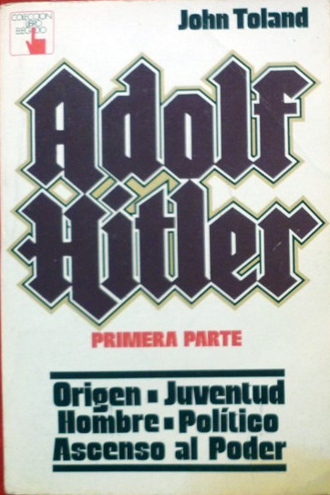 Adolf Hitler, Vol 1 book cover