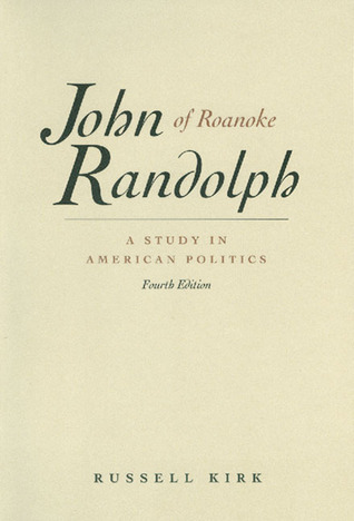 John Randolph of Roanoke book cover