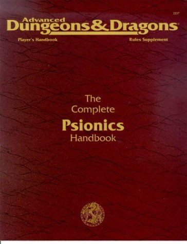 The Complete Psionics Handbook book cover