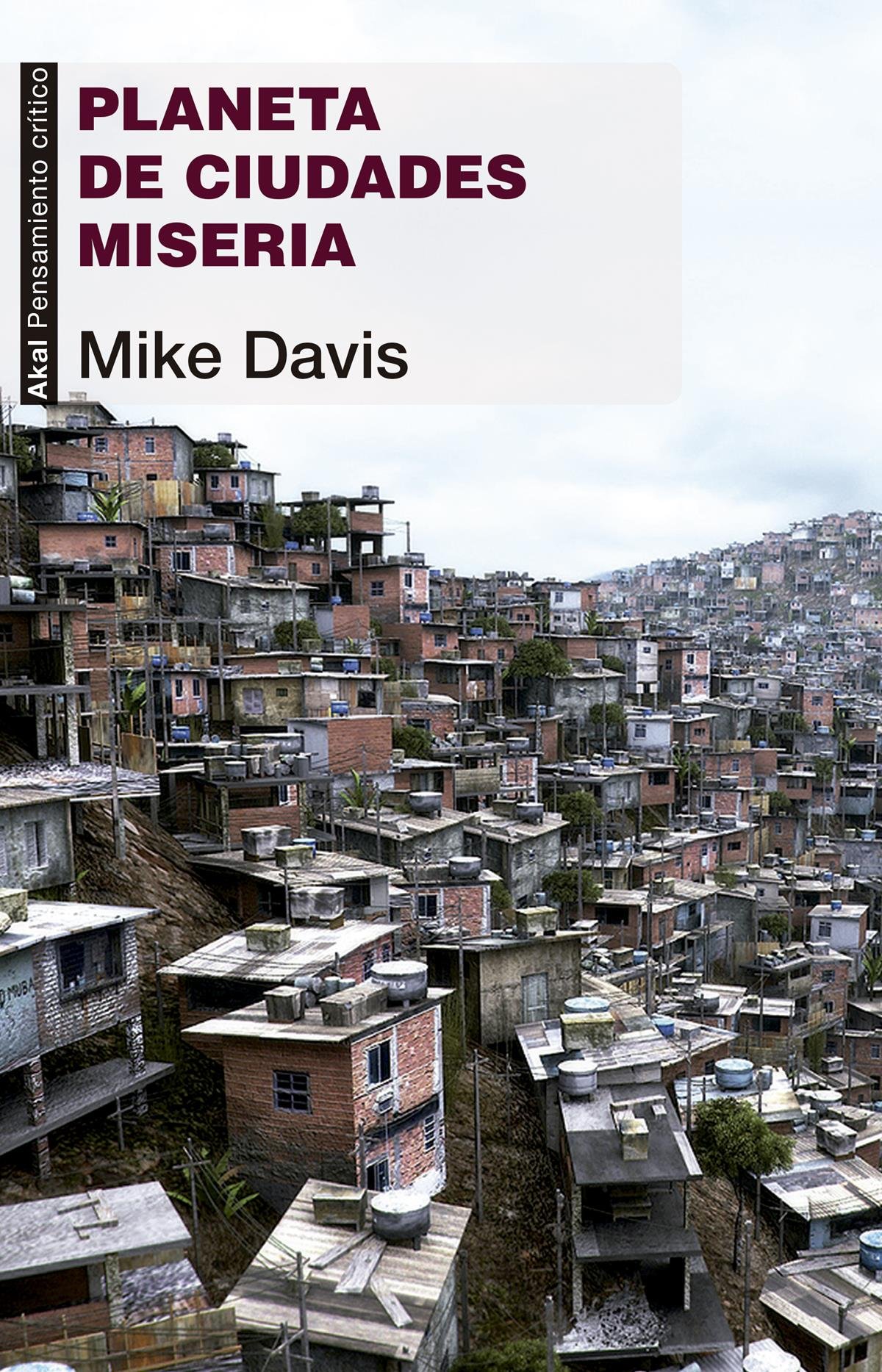 Planeta de ciudades miseria book cover