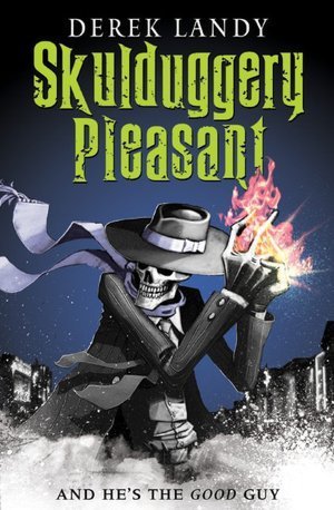Skulduggery Pleasant book cover 1