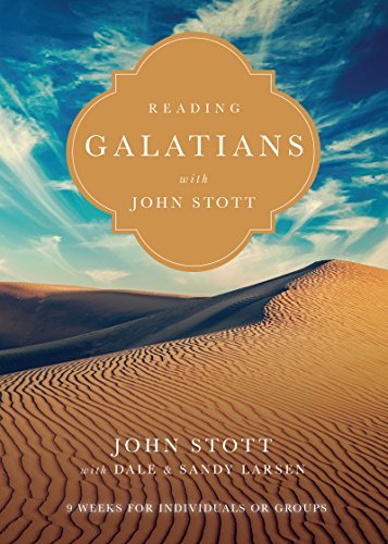 Reading Galatians with John Stott book cover