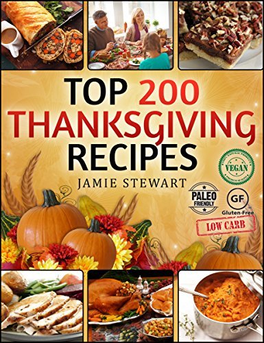 Top 200 Thanksgiving Recipes book cover