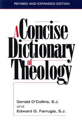 A Concise Dictionary of Theology book cover