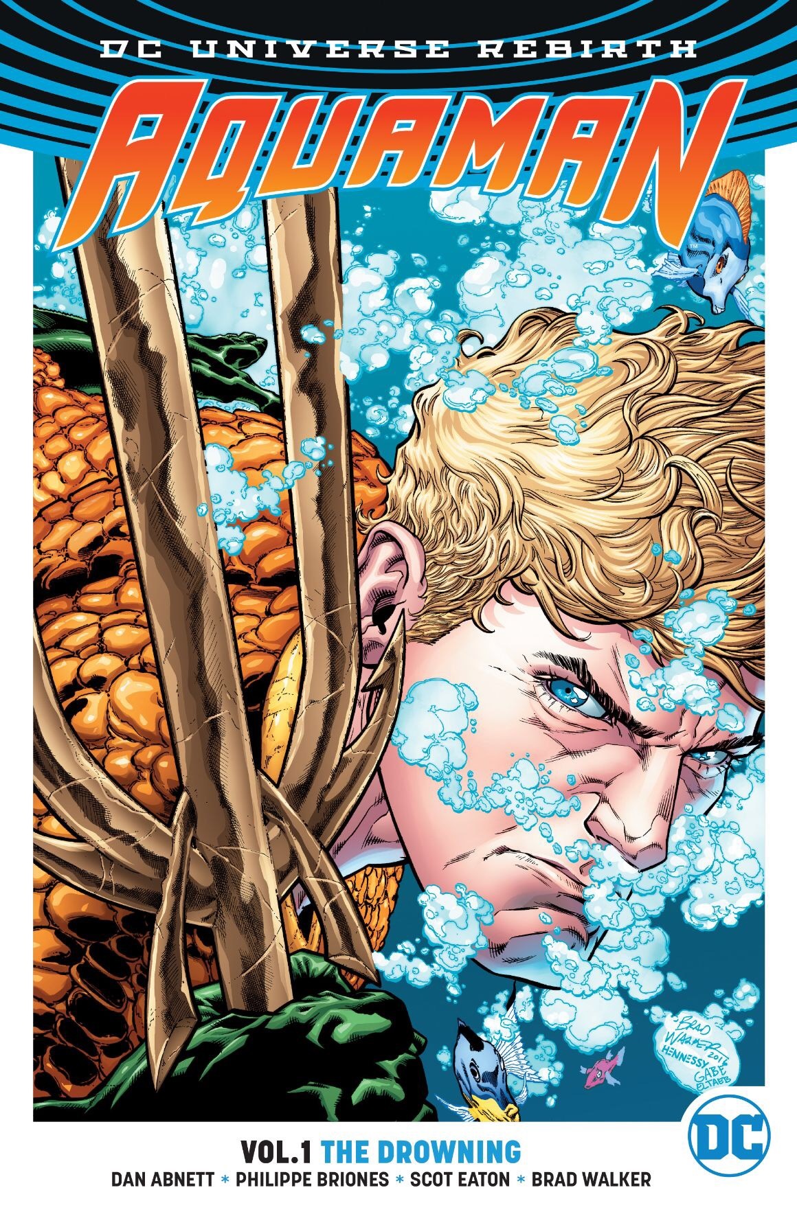 Aquaman (2016) book cover 1