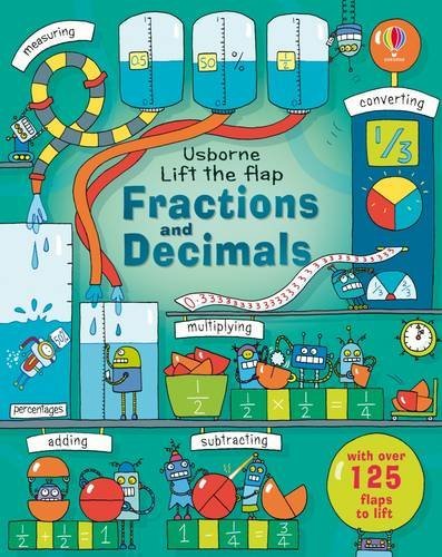 Lift the Flap Fractions and Decimals book cover