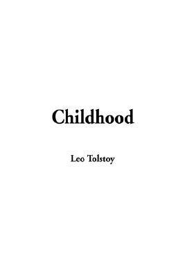 Childhood, Boyhood, Youth book cover 1
