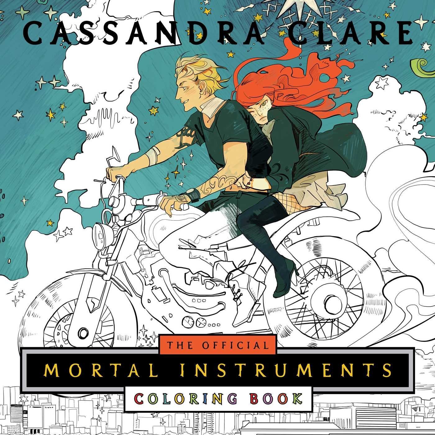 The Official Mortal Instruments Coloring Book book cover