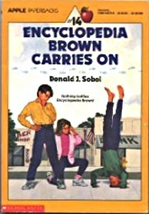 Encyclopedia Brown Carries On book cover