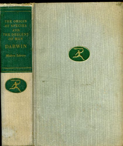 1952 CHARLES DARWIN ORIGIN OF SPECIES & DESCENT OF MAN ILLUSTRATED EDITION GIFT [Hardcover] CHARLES DARWIN book cover