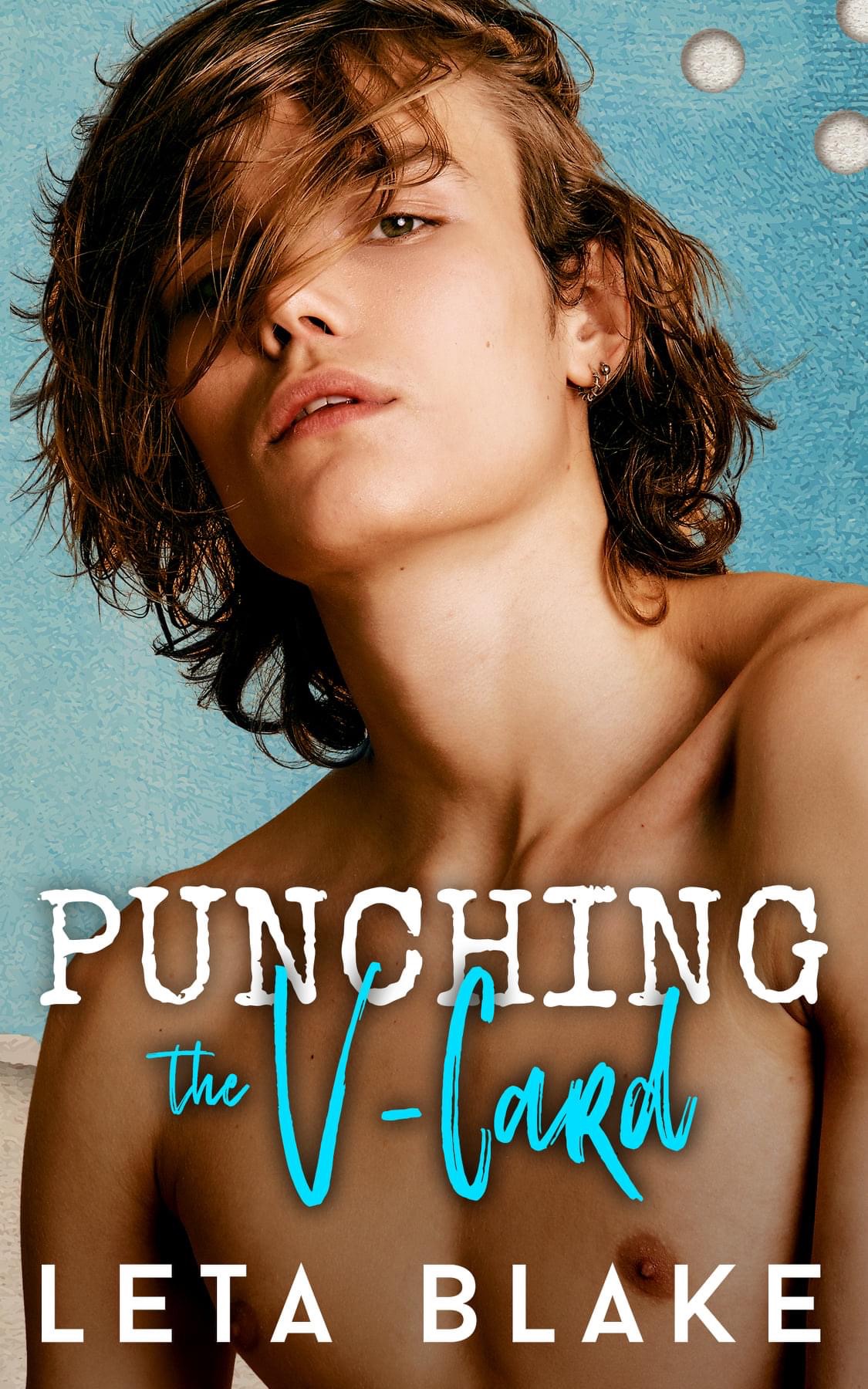 Punching the V-Card book cover