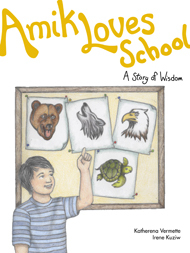 Amik Loves School book cover