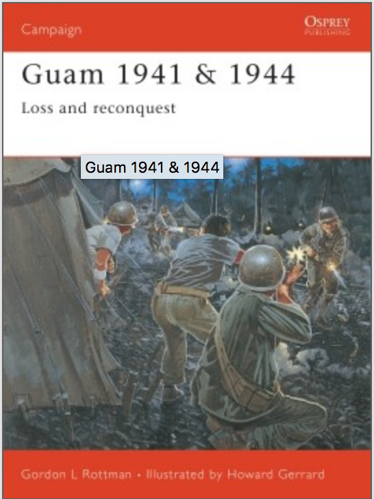 Guam 1941 & 1944 book cover