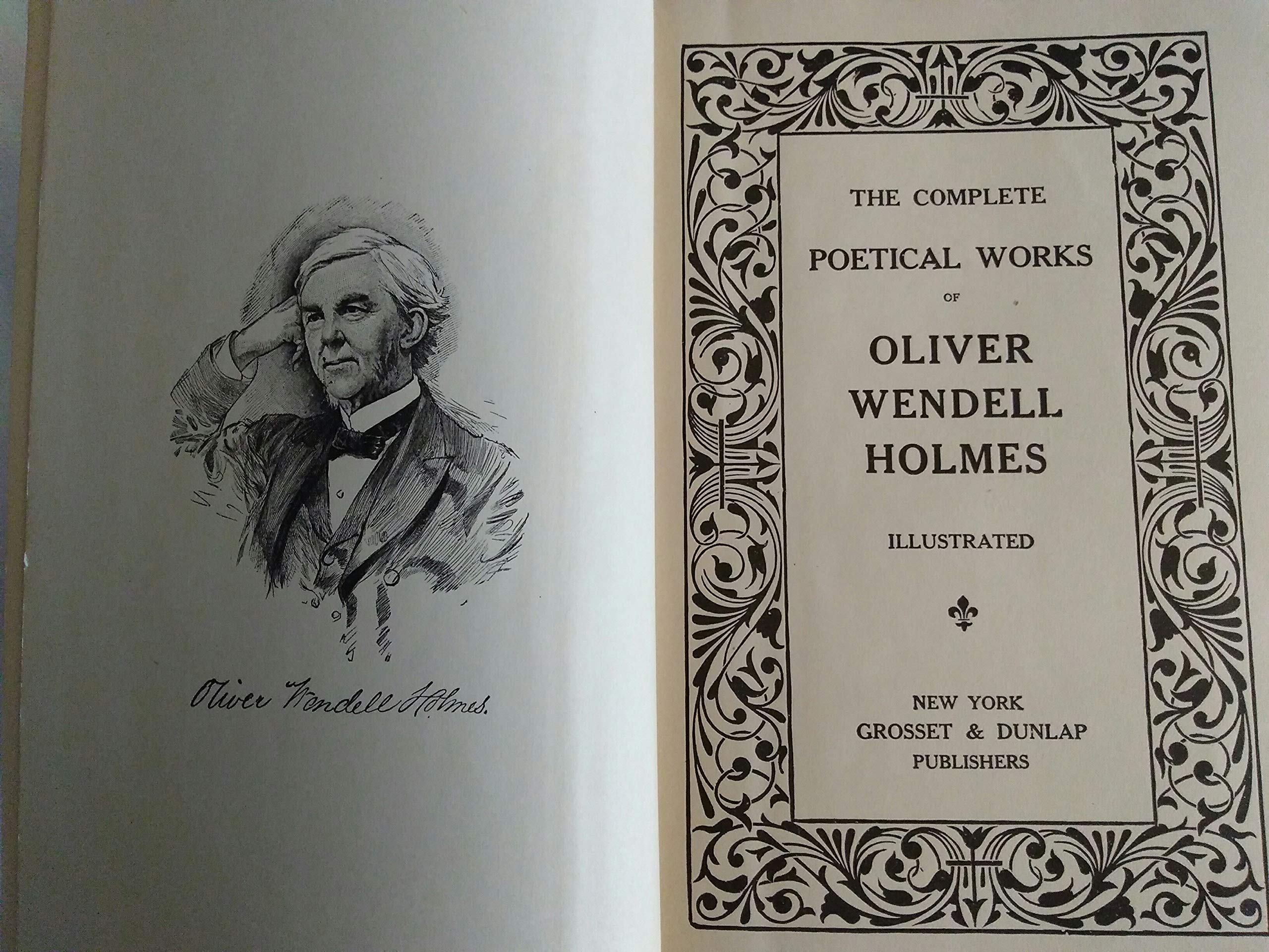 Complete (The) Poetic Works of Oliver Wendell Holmes book cover