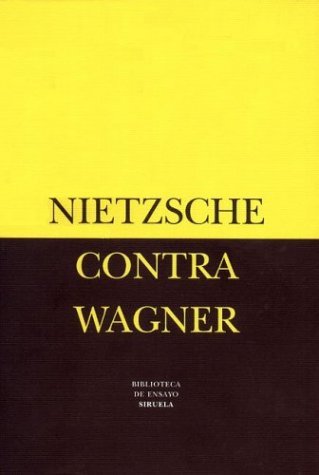 Nietzsche contra Wagner book cover
