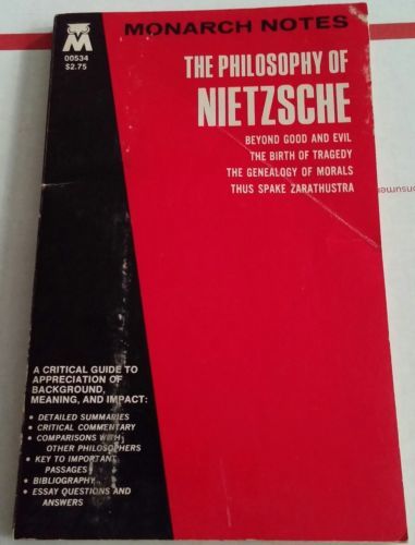 The Philosophy of Nietzsche book cover