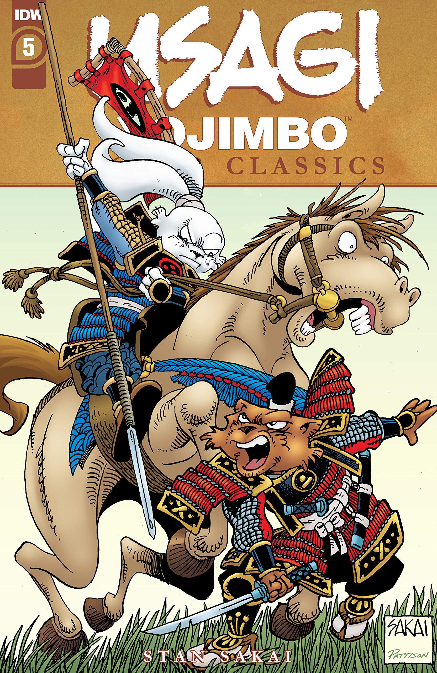 Usagi Yojimbo Color Classics #5 book cover