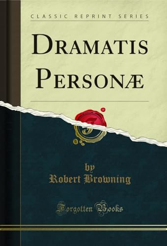 Dramatis Personæ book cover