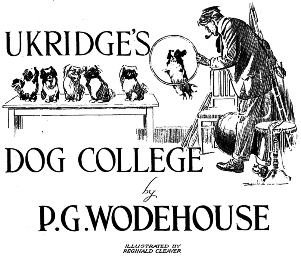 Ukridge's Dog College book cover
