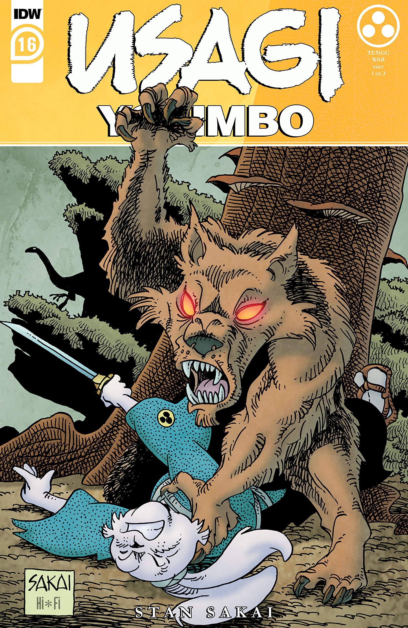Usagi Yojimbo (2019-2022) #16 book cover