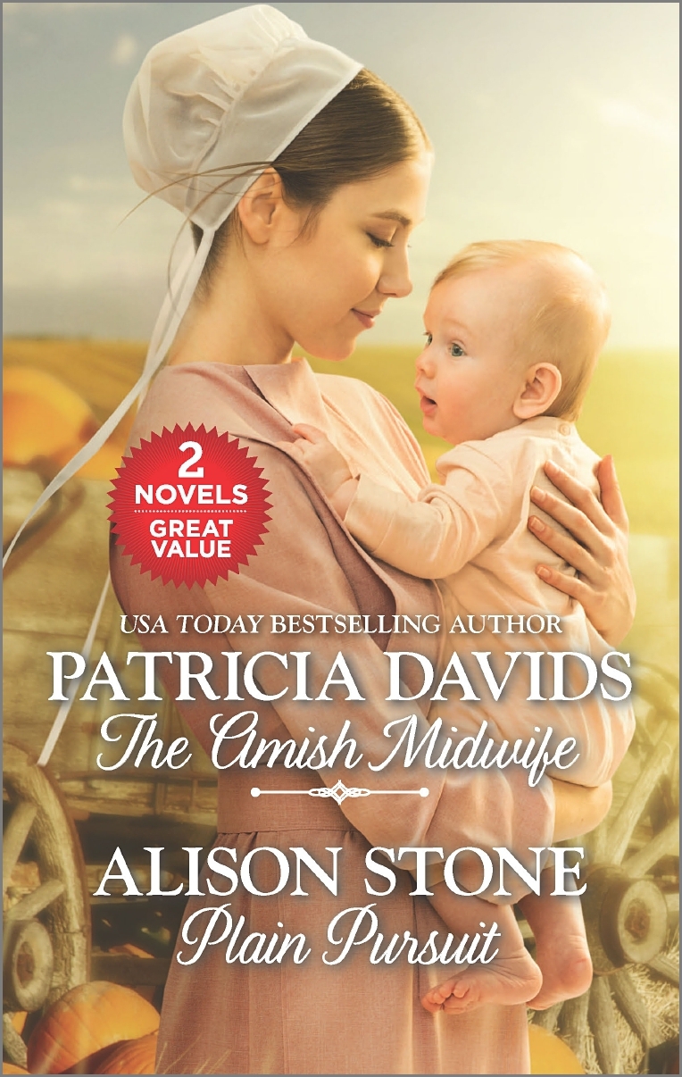 The Amish Midwife and Plain Pursuit book cover