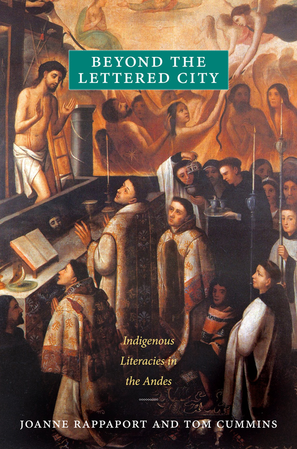 Beyond the Lettered City book cover