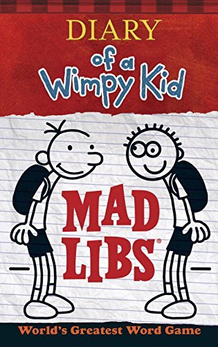 Diary of a Wimpy Kid Mad Libs book cover