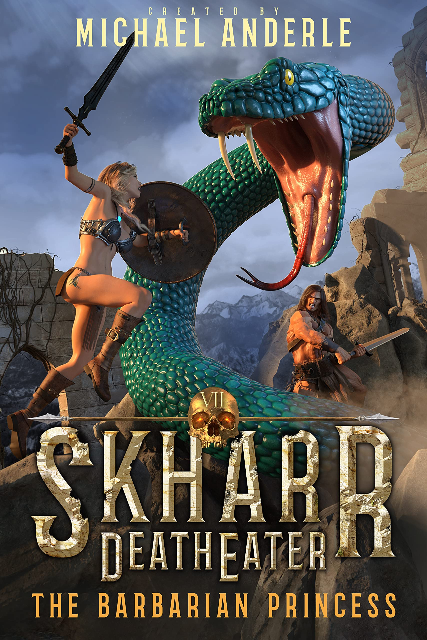 The Barbarian Princess book cover