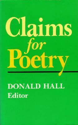 Claims for Poetry book cover