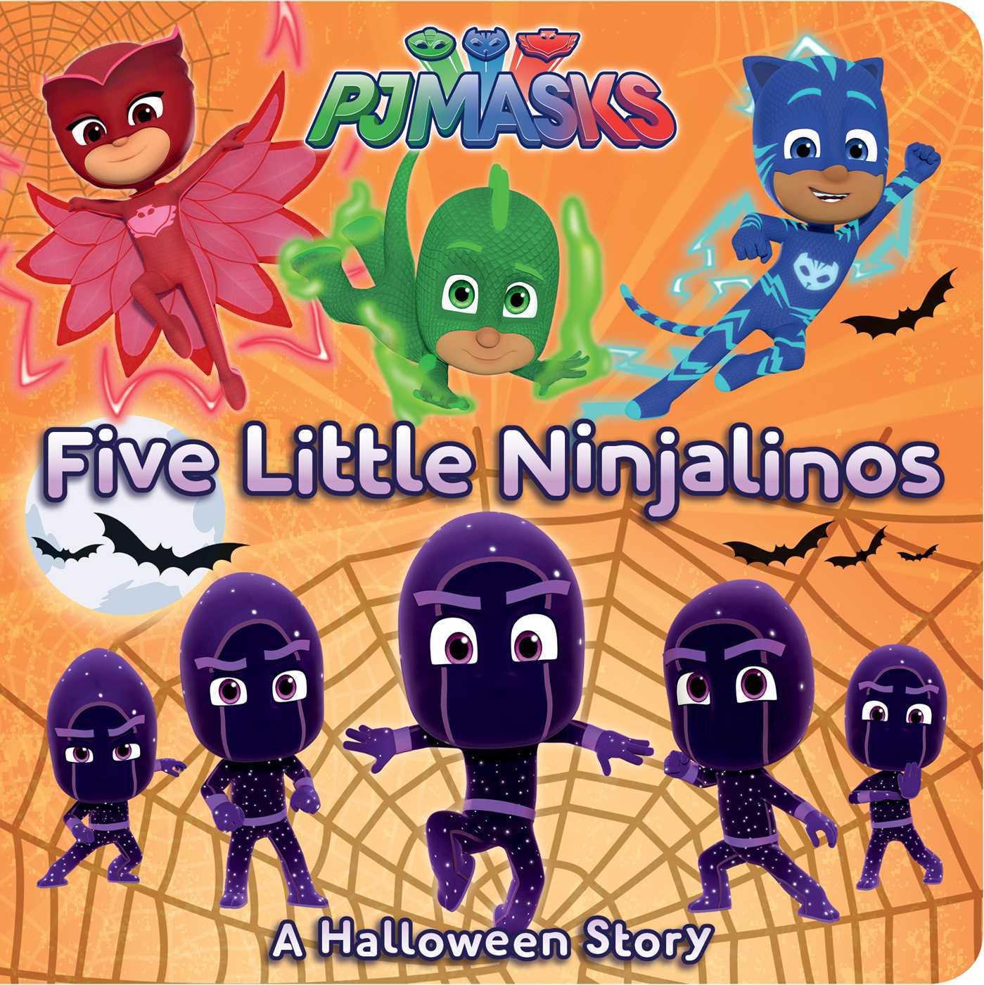 Five Little Ninjalinos book cover