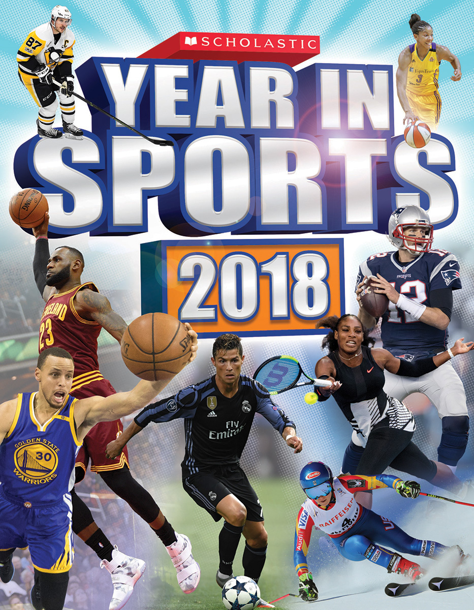Scholastic Year in Sports 2018 book cover