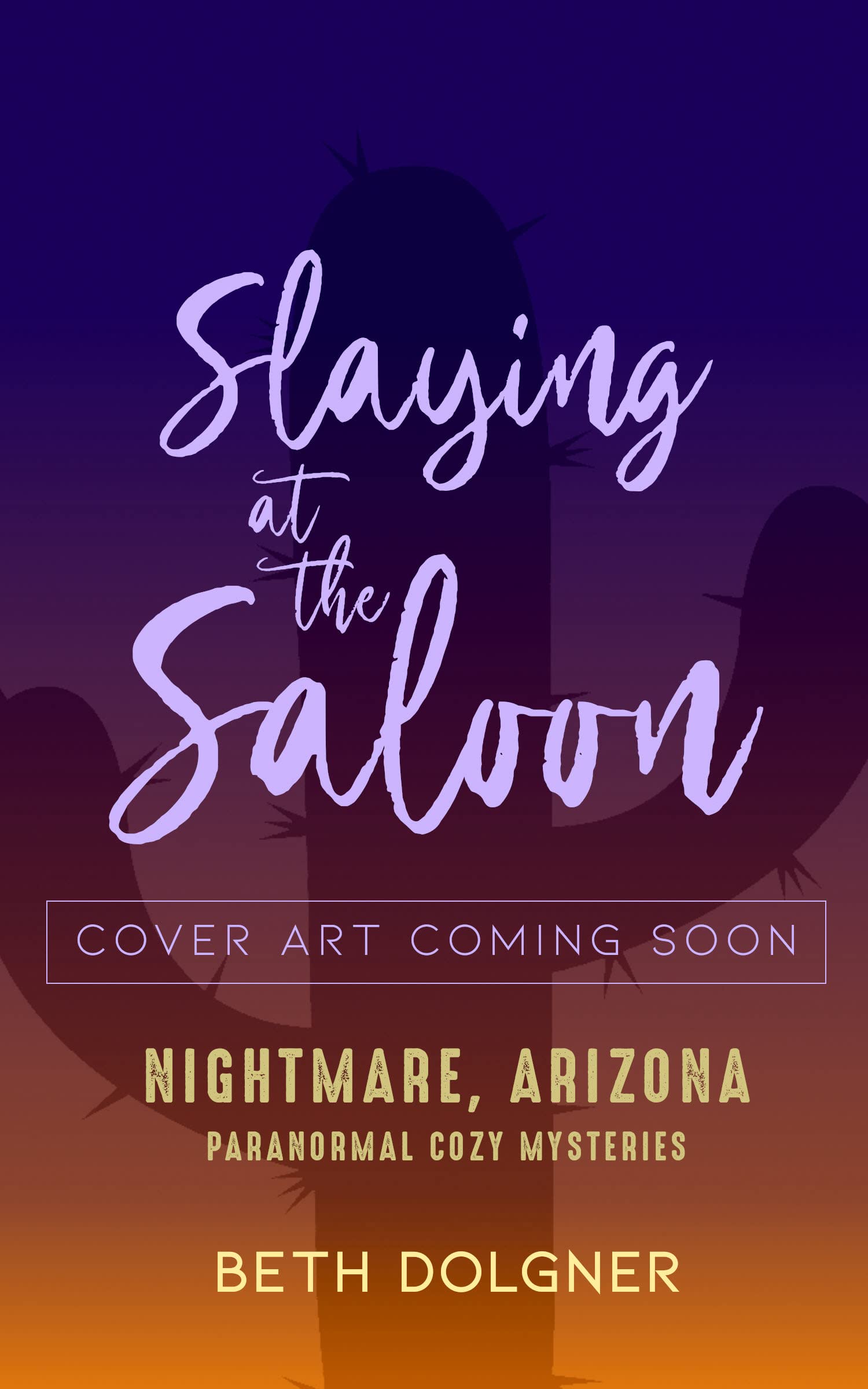 Slaying at the Saloon book cover