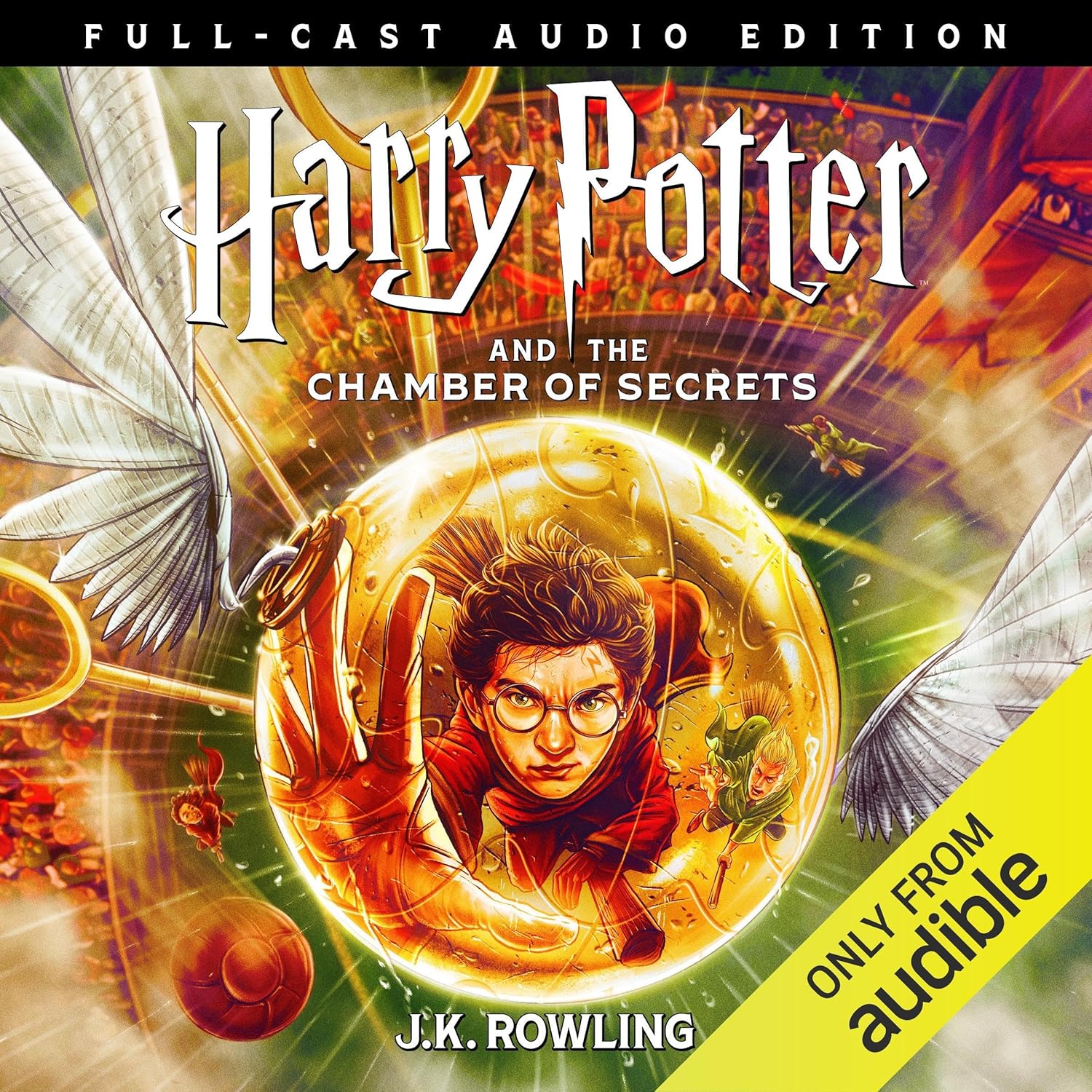 Harry Potter and the Chamber of Secrets (Full-Cast Audio) book cover
