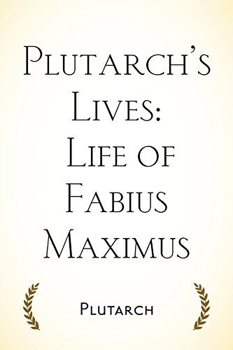 Plutarch's Lives book cover