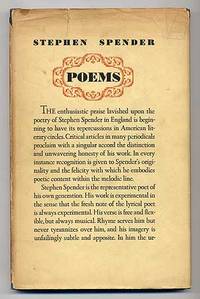 Poems by Stephen Spender book cover