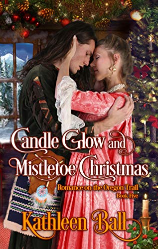 Candle Glow and Mistletoe Christmas book cover