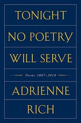 Tonight No Poetry Will Serve book cover