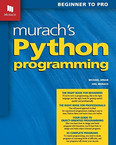 Murach's Python Programming book cover