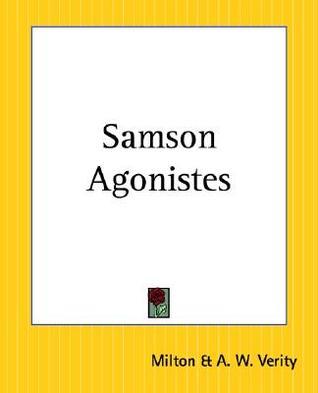 Samson Agonistes book cover