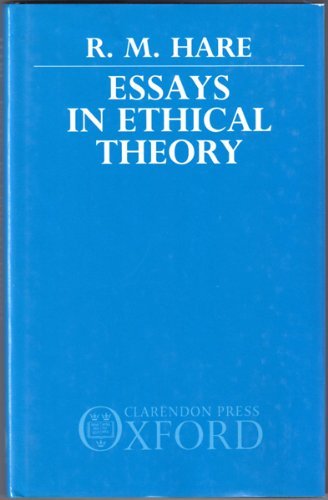 Essays in Ethical Theory book cover