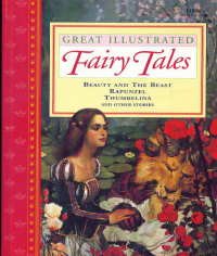 Great Illustrated Fairy Tales Beauty and the Beast Rapunzel Thumbelina book cover