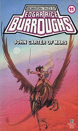 John Carter of Mars book cover