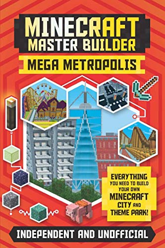 Minecraft Master Builder Mega Metropolis book cover