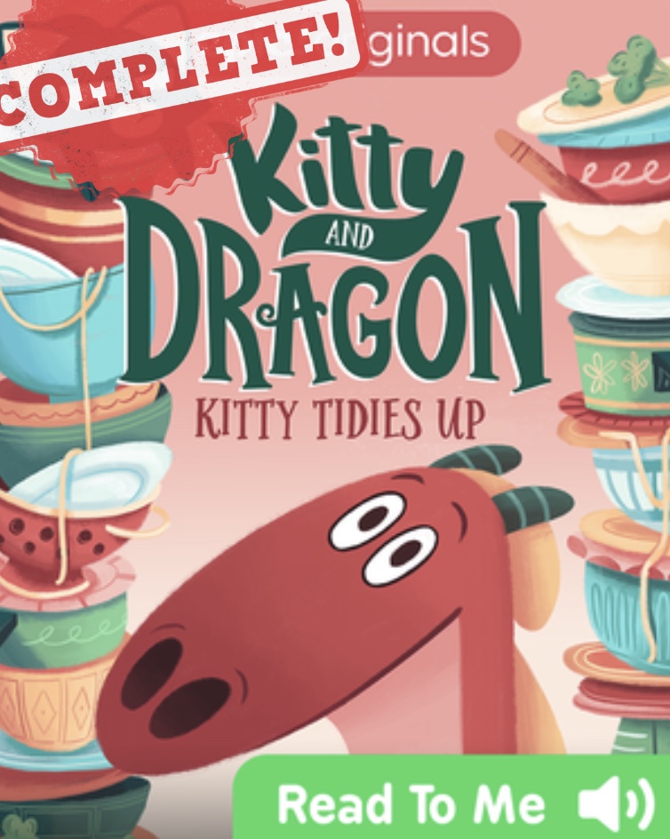 Kitty and Dragon Book 3 Kitty Tidies Up book cover