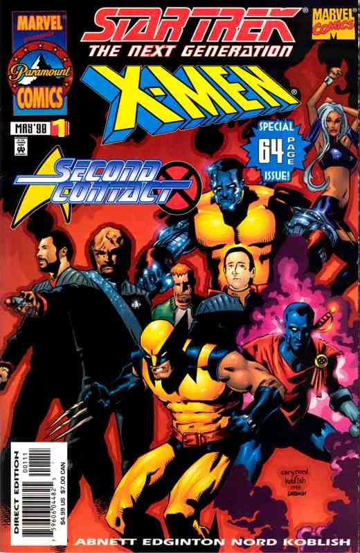 Star Trek/X-Men book cover 1