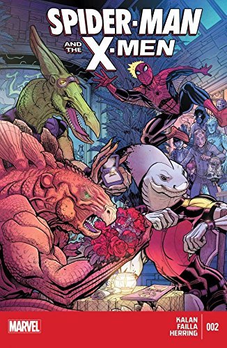 Spider-Man and the X-Men book cover 3
