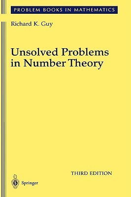 Unsolved Problems in Number Theory book cover