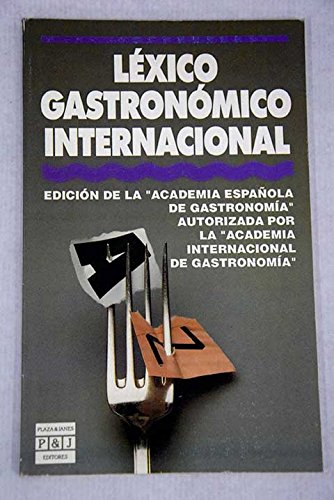 Léxico gastronómico internacional book cover